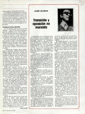 Columna en Ercilla Transición y oposición marxista