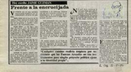 Columna en La Segunda Frente a la encrucijada