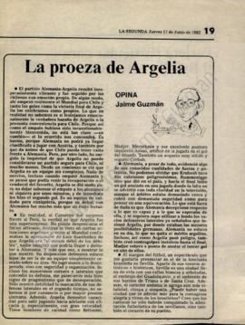 Columna en La Segunda La proeza de Argelia