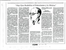 Columna en Negro en el Blanco UDI: "Hay que redoblar el entusiasmo y la mística"