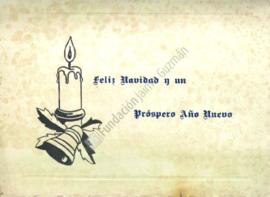 Tarjeta de Navidad a Jaime Guzmán