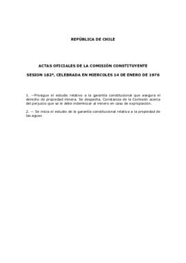 Actas Comisión Constituyente VI