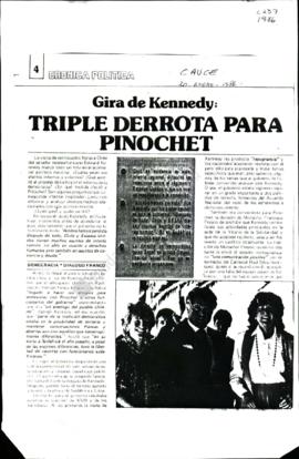 Prensa Cause. Gira de Edward Kennedy la Movilización de la UDI