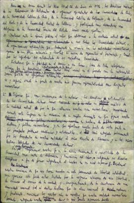 Acuerdo de la primera convención Federaciones de Estudiantes de Chile