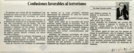 Columna en La Tercera Confusiones favorables al terrorismo